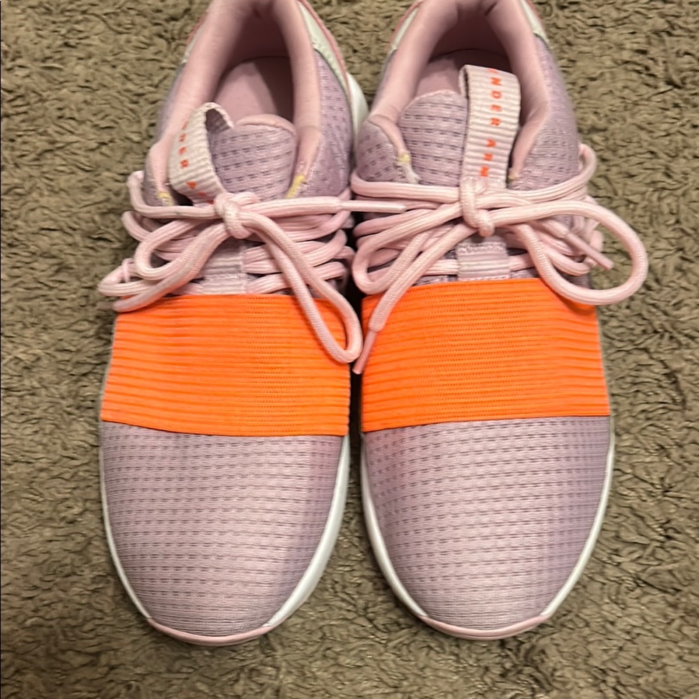 Under Armour Pink and Orange Women's Sneakers